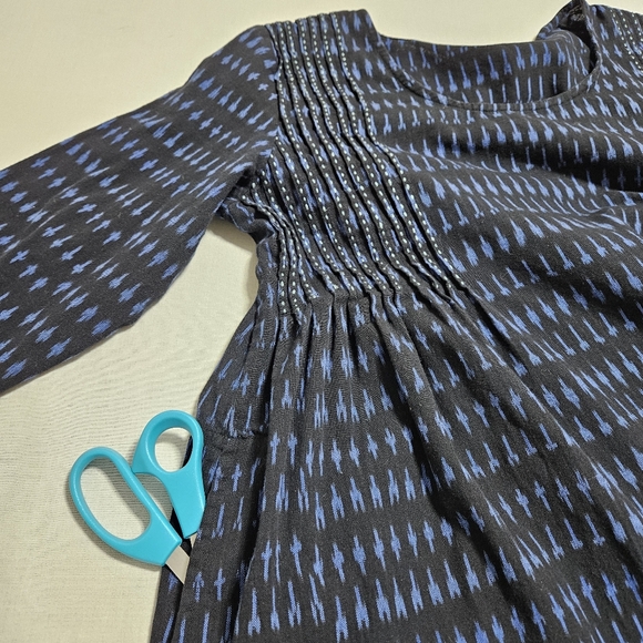 Marketplace Women Handwork India 100% Cotton Midi Dress Embroidered Boho Black M - Picture 13 of 13